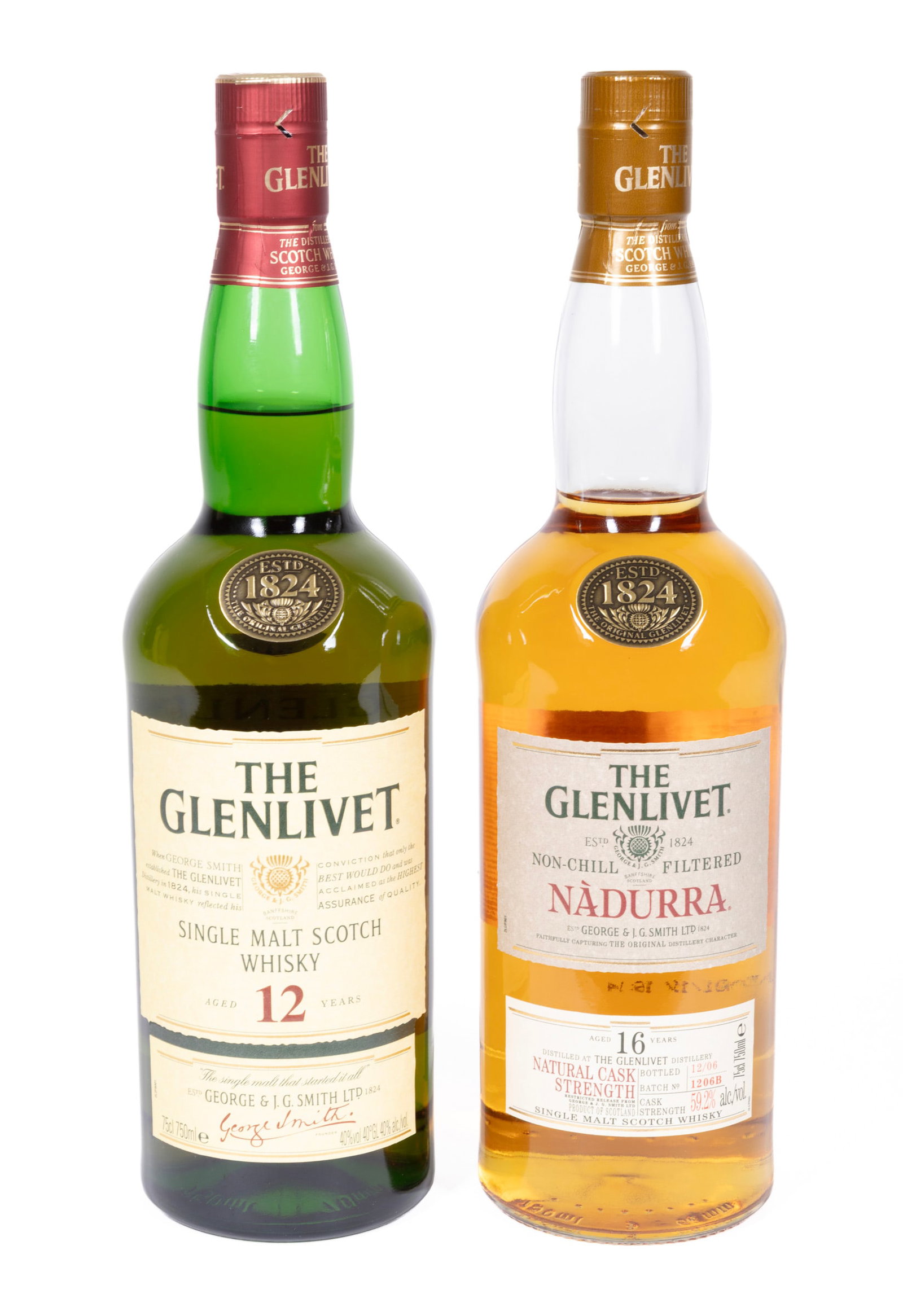The Glenlivet Speyside Single Malt Scotch Whisky Mixed Lot (1 of 2)