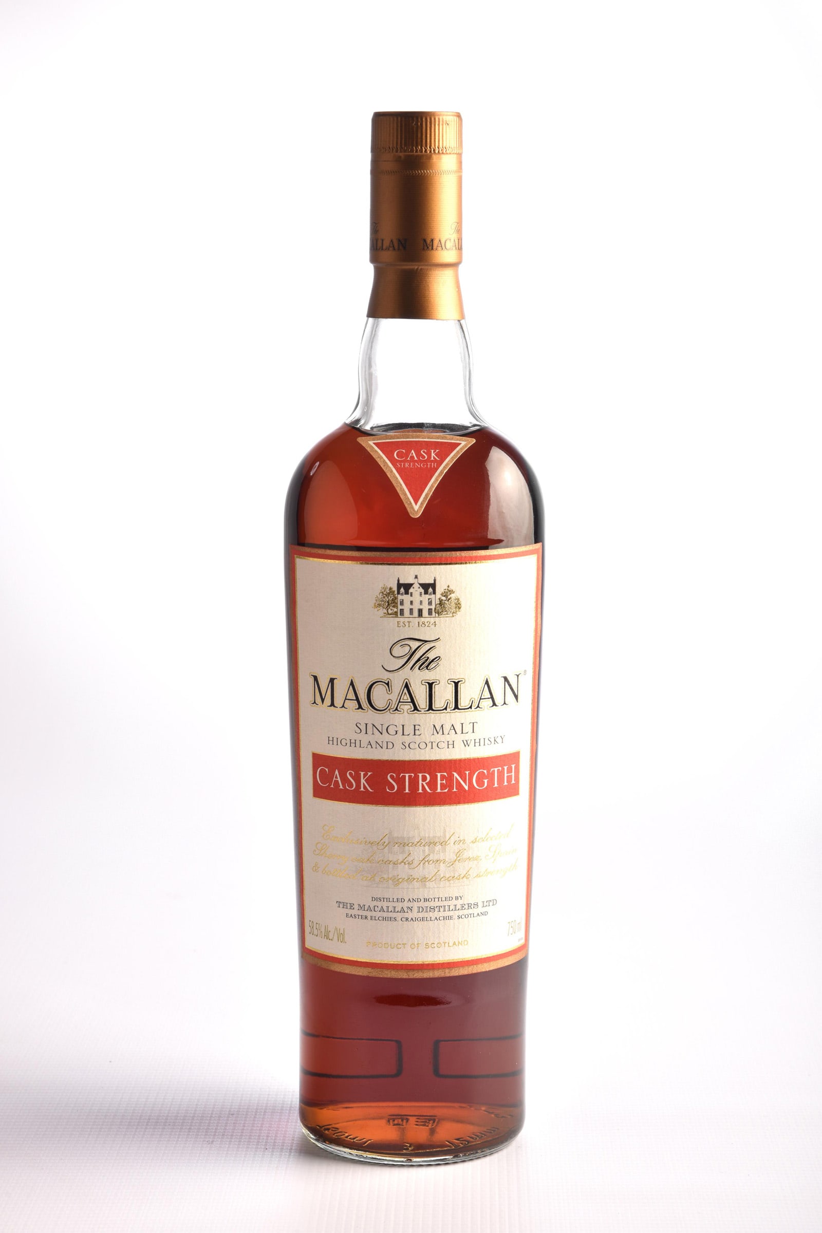 The Macallan Cask Strength Highland Single Malt Scotch Whisky (1 of 2)