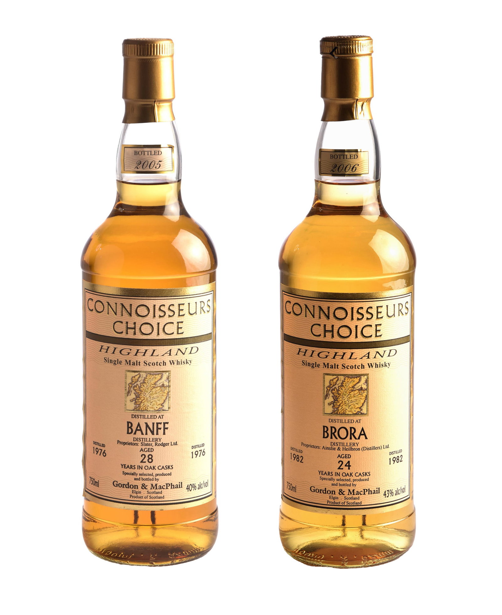 Gordon and MacPhail Connoisseurs Choice Highland Single Malt Scotch Whisky Mixed Lot (1 of 5)