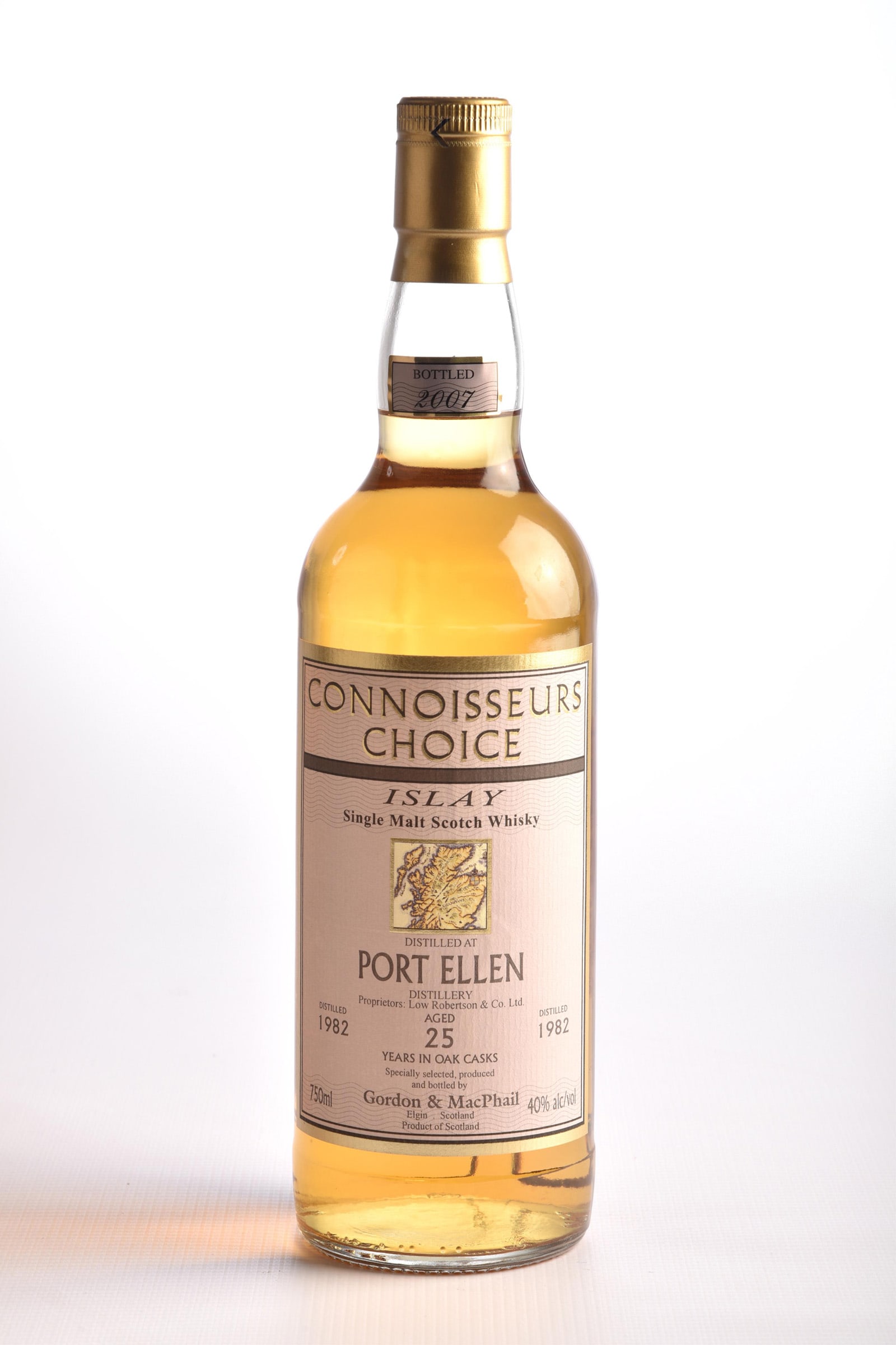 Gordon and MacPhail Connoisseurs Choice Port Ellen 25 Years Islay Single Malt Scotch Whisky (1 of 2)