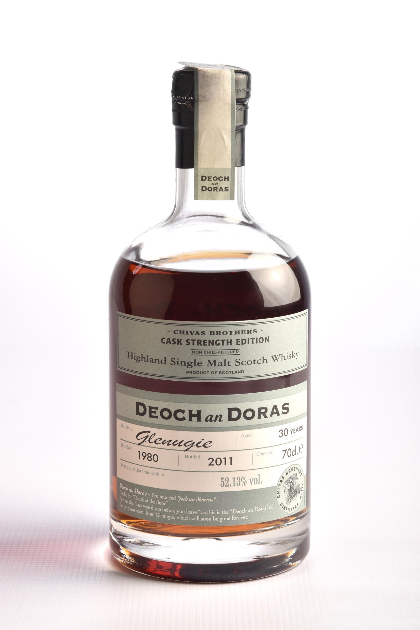 Chivas Brothers Cask Strength Glenugie Deoch an Doras 30 Year Highland Single Malt Scotch Whisky (1 of 2)