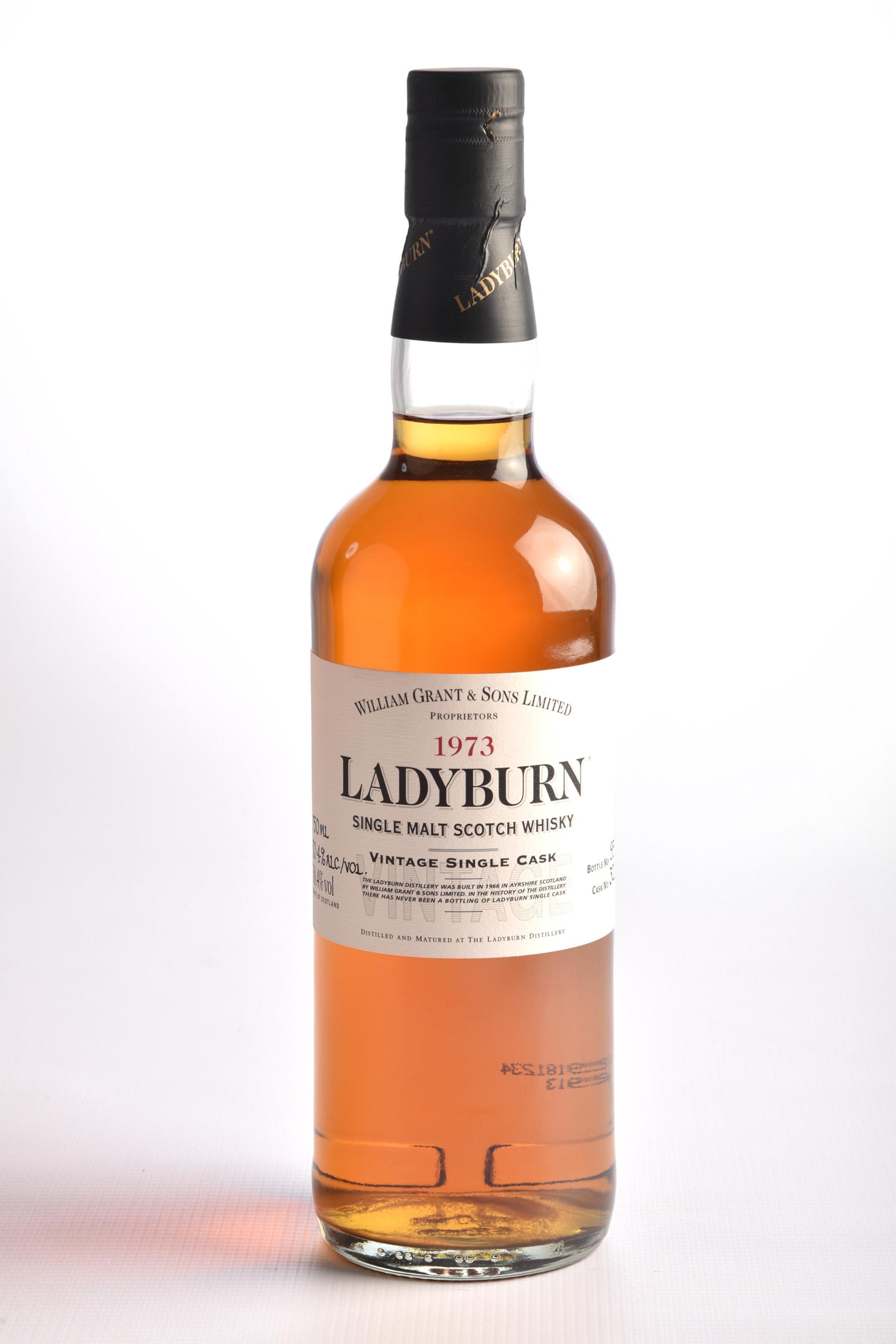 William Grant & Sons Ladyburn 1973 Single Cask Lowland Single Malt Scotch Whisky (1 of 2)