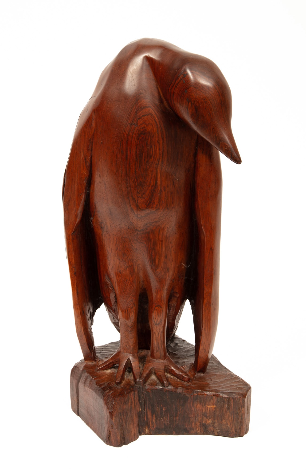 Carved Sugarwood Carving of a Penguin (1 of 5)
