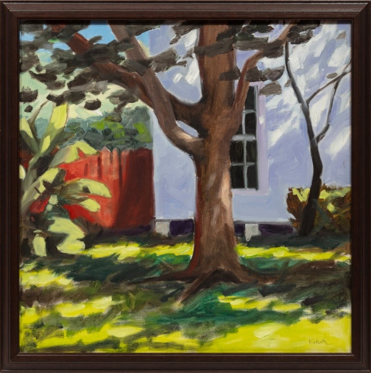 Kathryn Keller, American/Louisiana b. 1952, ?Shade Tree?, oil on canvas (1 of 3)