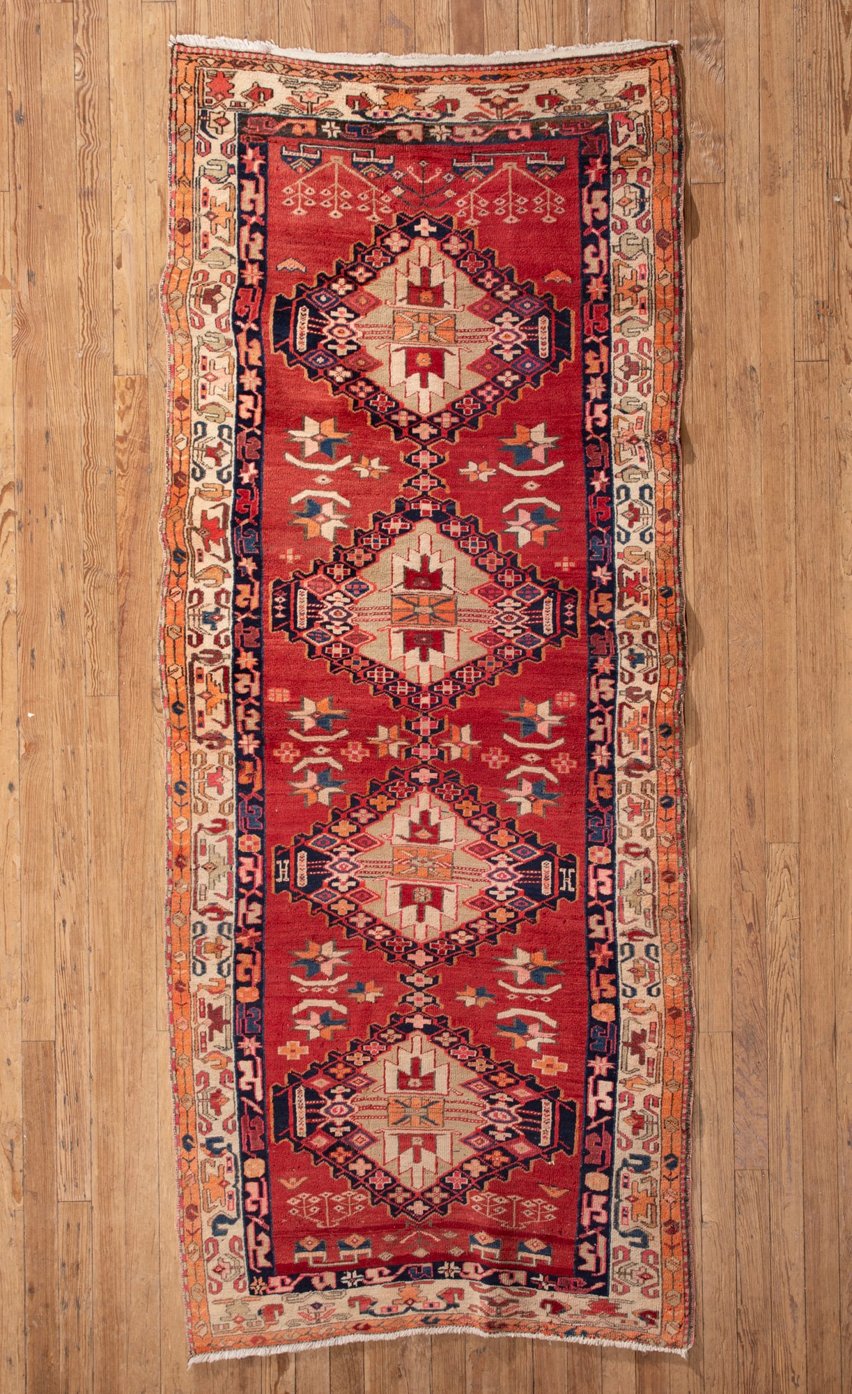 Persian Carpet: Persian Carpet 4 ft. 3 in. x 10 ft. 3 in.