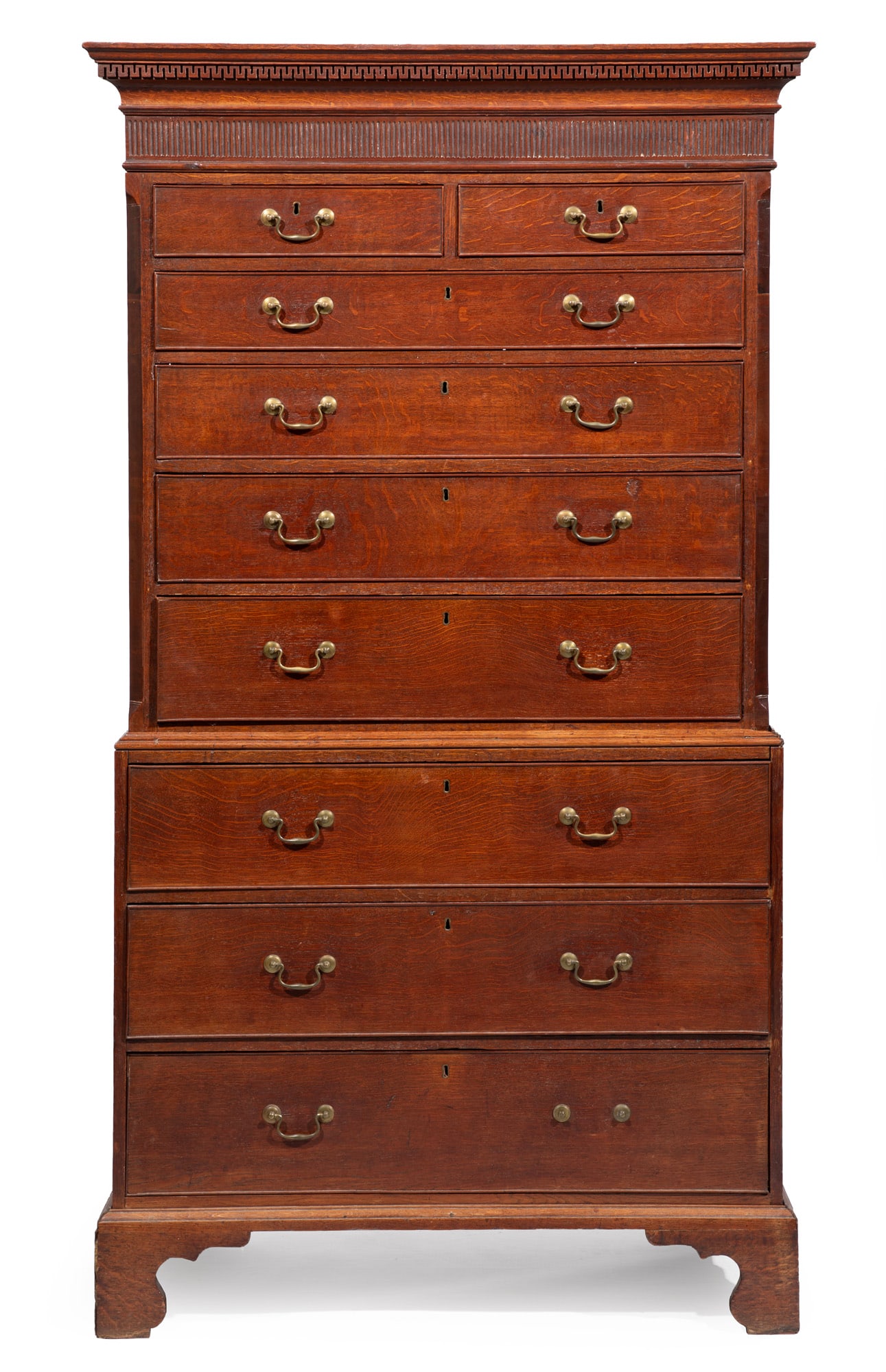 Georgian Mahogany Chest on Chest (1 of 3)
