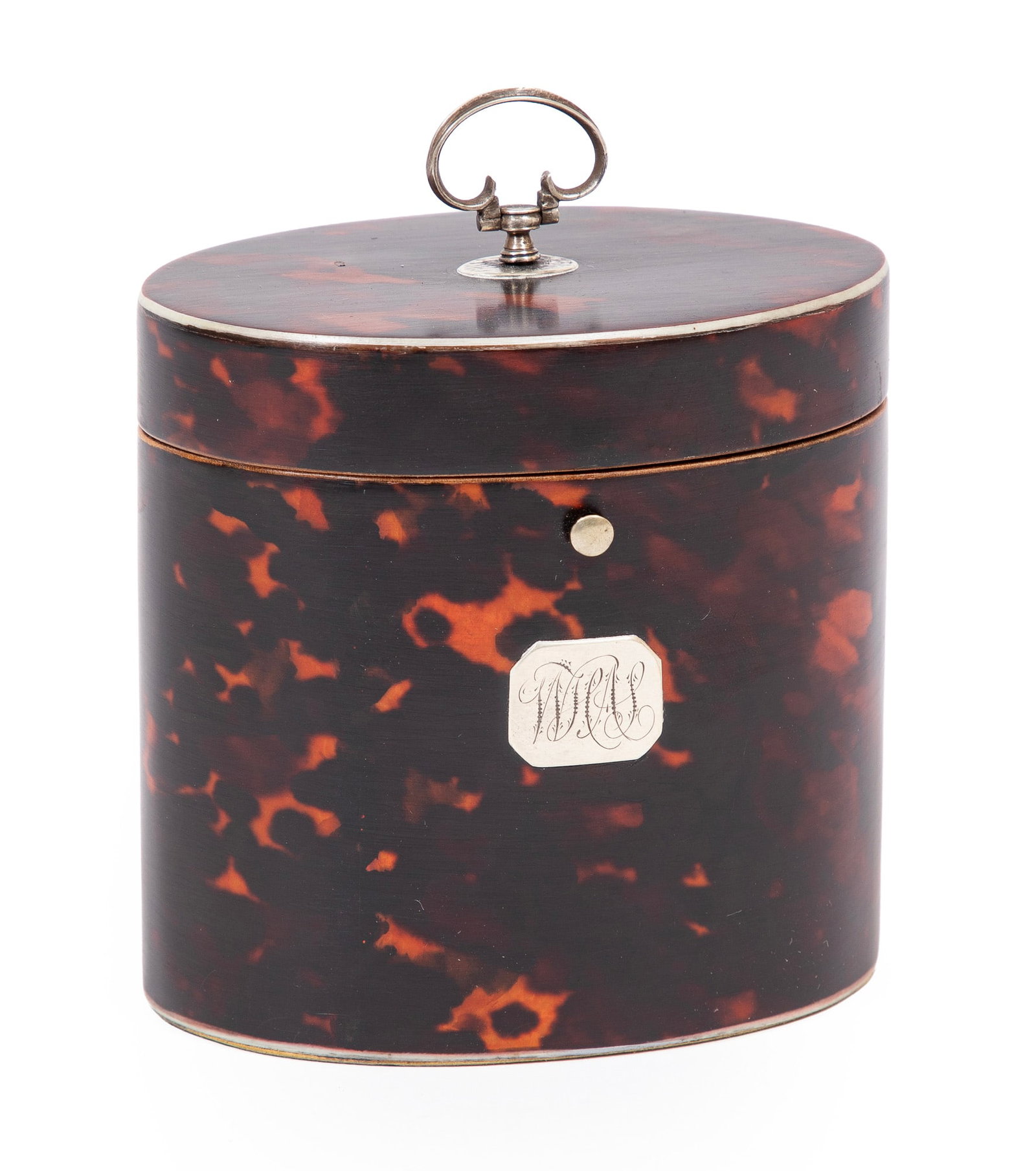 Antique Georgian Red Tea Caddy (1 of 4)