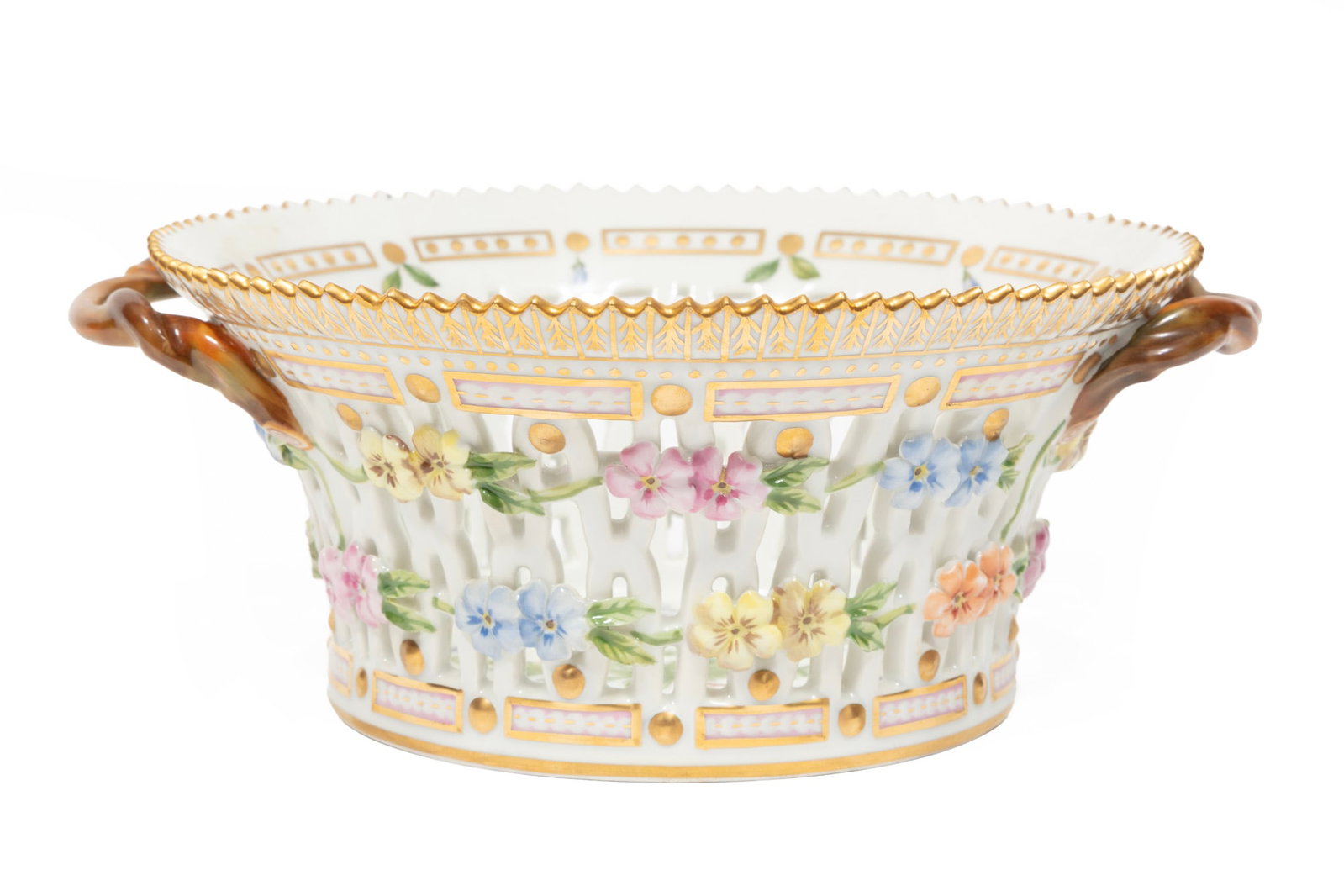 Royal Copenhagen Flora Danica Round Fruit Bowl (1 of 5)