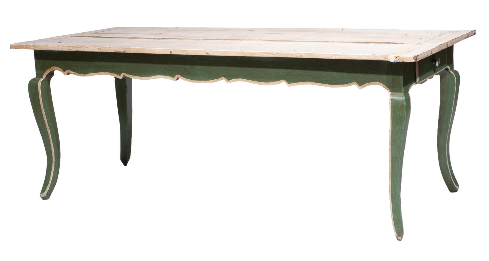 French Provincial Painted Farm Table (1 of 3)