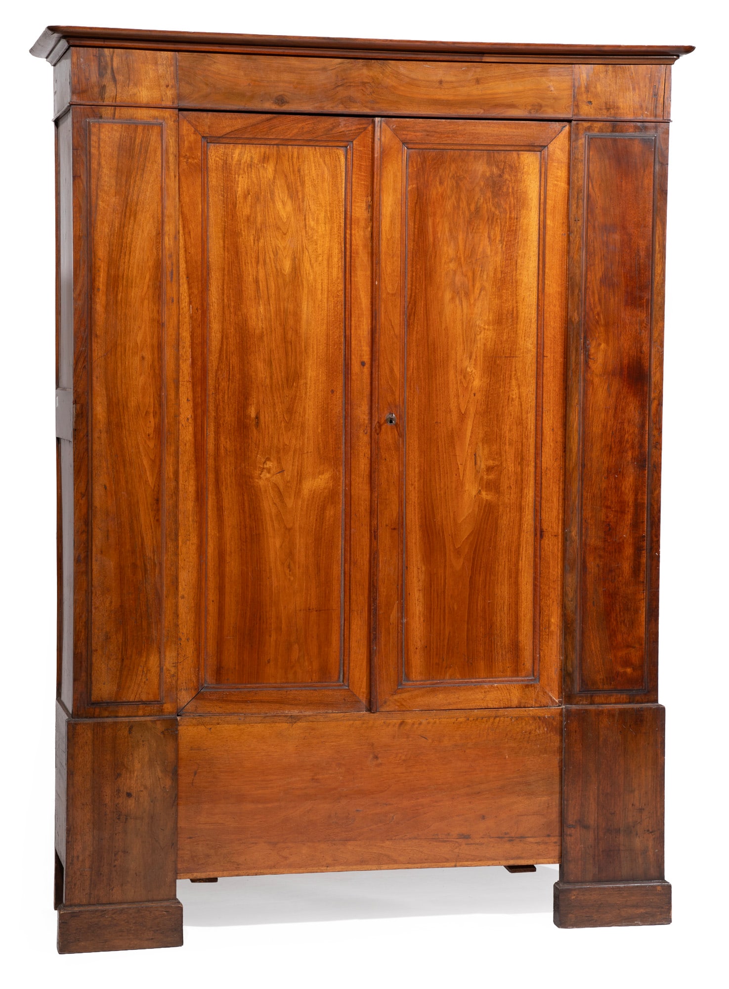 French Provincial Carved Fruitwood Armoire (1 of 5)