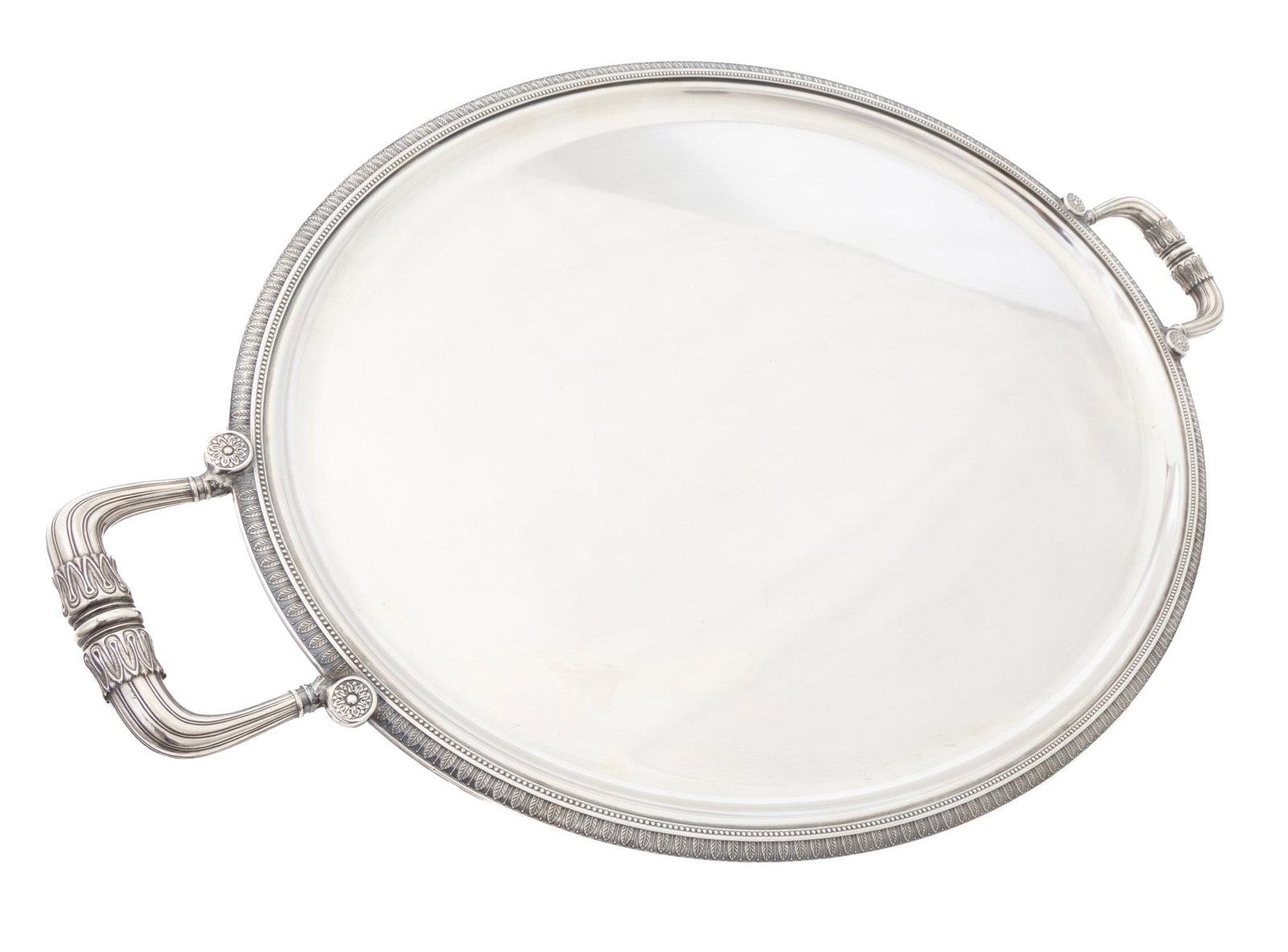 Christofle Silverplate Oval Serving Tray (1 of 9)