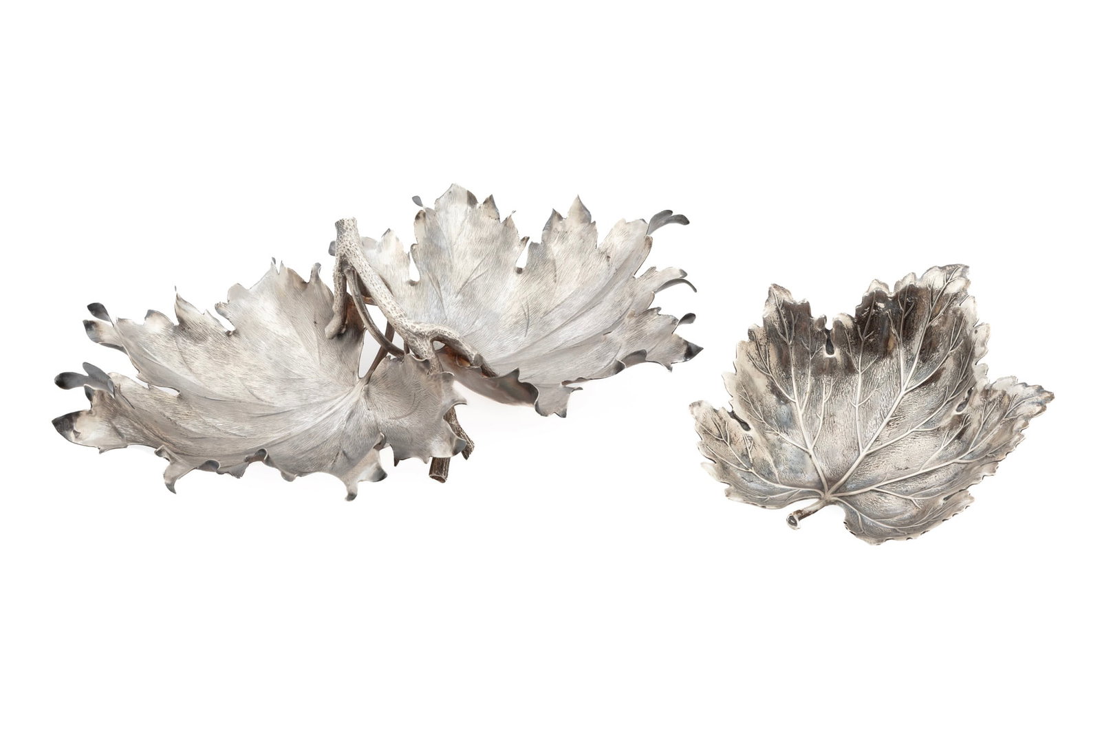 Gianmaria Buccellati Sterling Silver Leaf Form Dish (1 of 4)