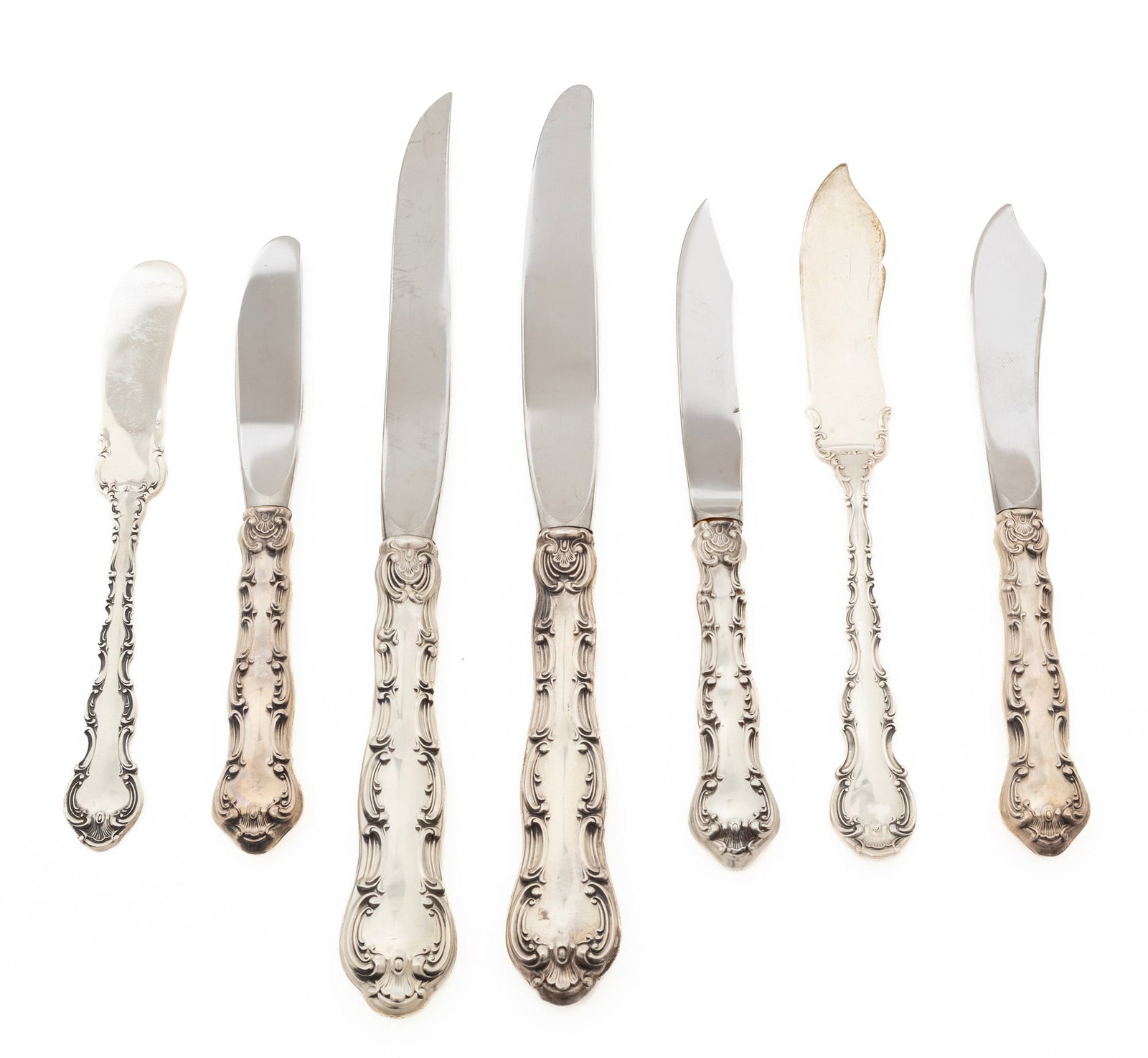 Gorham Strasbourg Pattern Sterling Silver Flatware Service - 2
