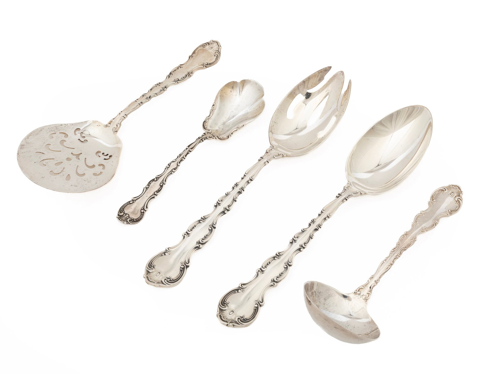 Gorham Strasbourg Pattern Sterling Silver Flatware Service - 5