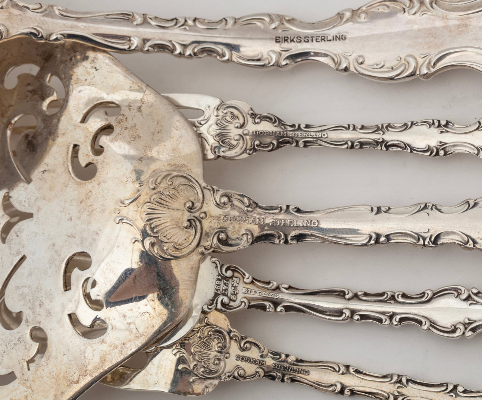 Gorham Strasbourg Pattern Sterling Silver Flatware Service - 8