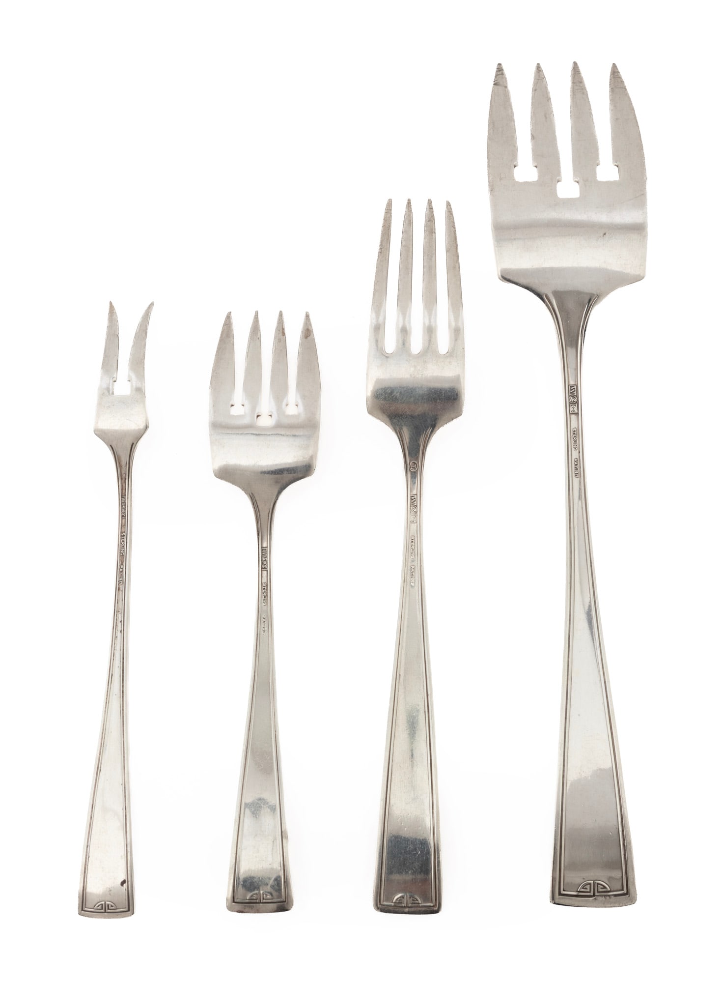 Wallace Carthage Pattern Sterling Silver Partial Flatware Service - 3