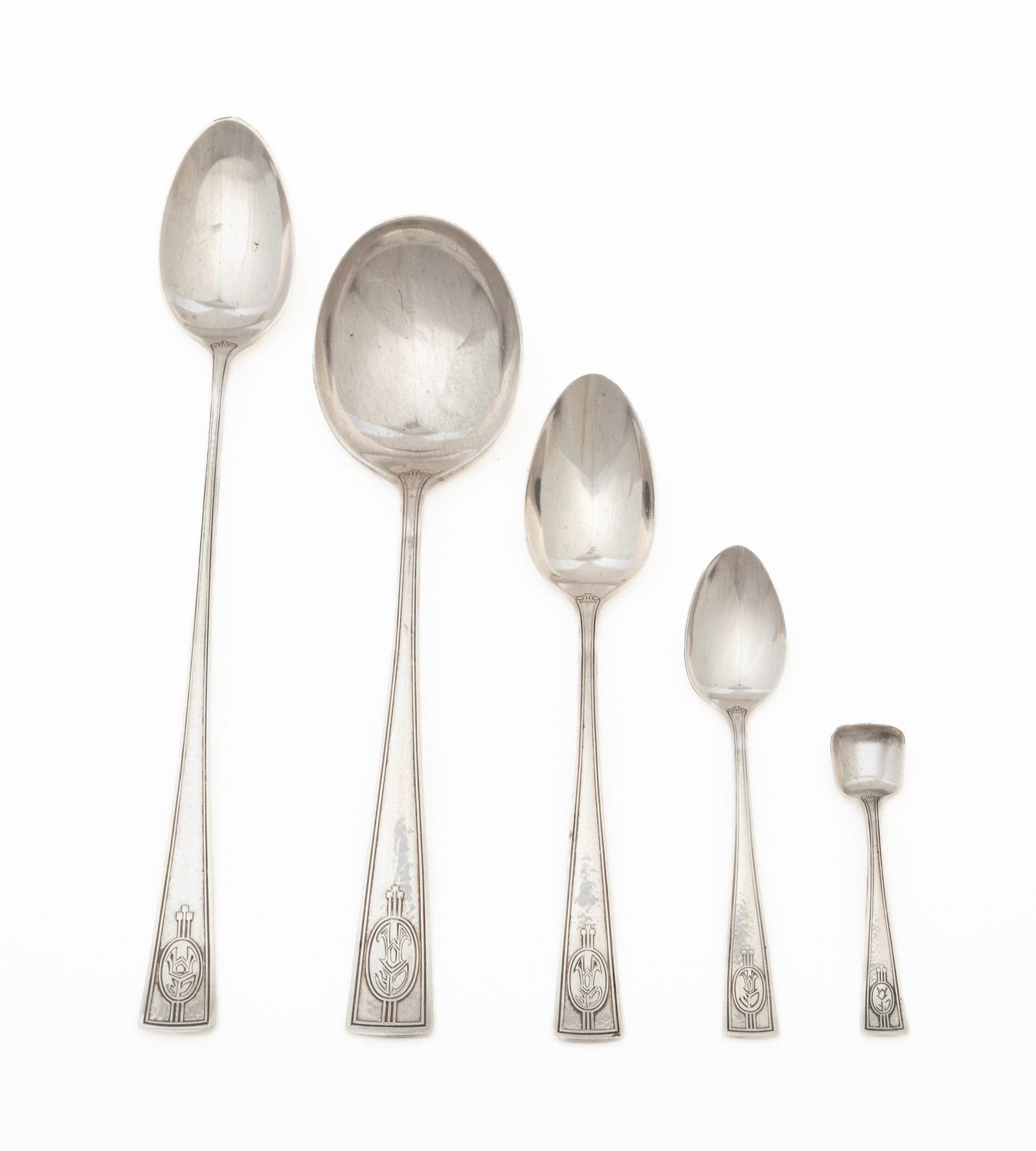 Wallace Carthage Pattern Sterling Silver Partial Flatware Service - 4