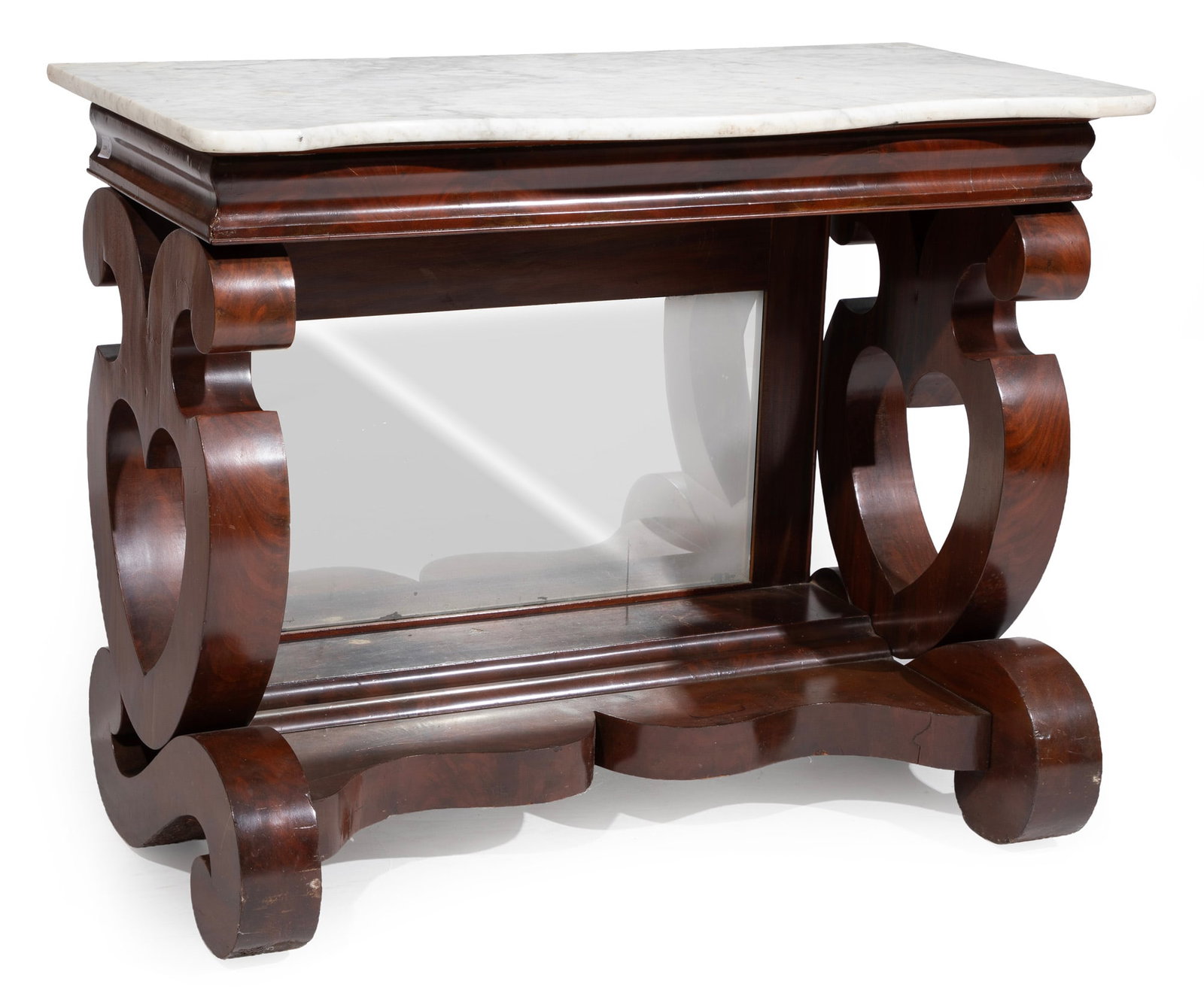 American Southern Late Classical Mahogany Pier Table (1 of 3)