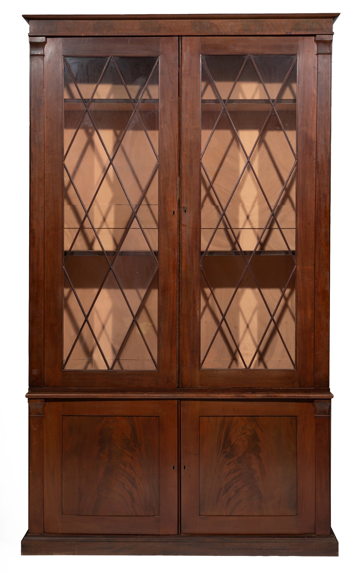 American Classical Mahogany Bookcase (1 of 4)