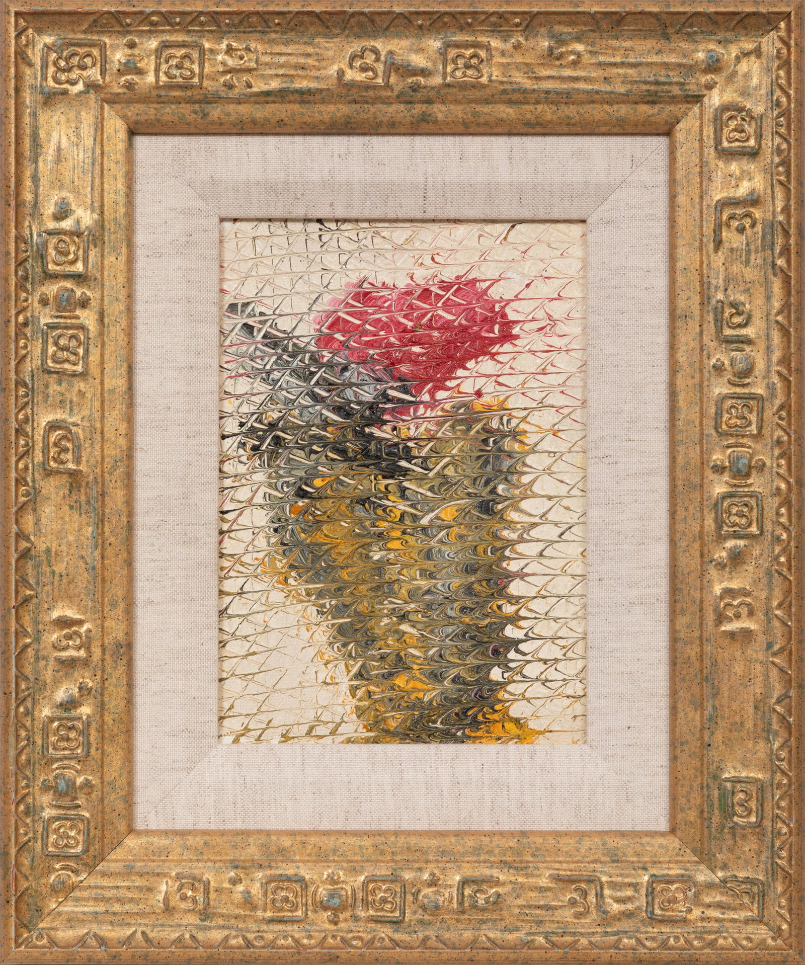 Hunt Slonem, Untitled: Cactus Flower, 2000, oil on canvas (1 of 2)