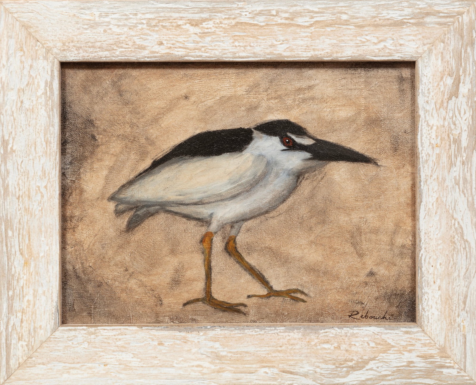 Rebecca Rebouche, Night Heron, 2012, mixed media on gallery-wrapped canvas (1 of 3)