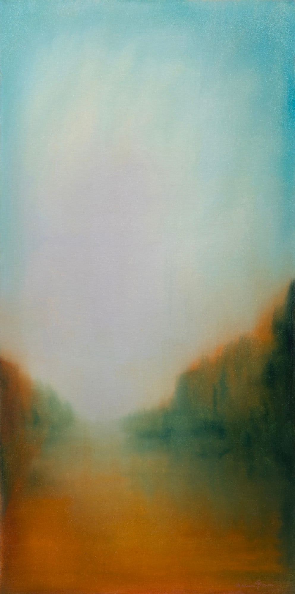 Melissa Bonin, Sugar Sky II, 2003, oil on gallery-wrapped canvas (1 of 4)