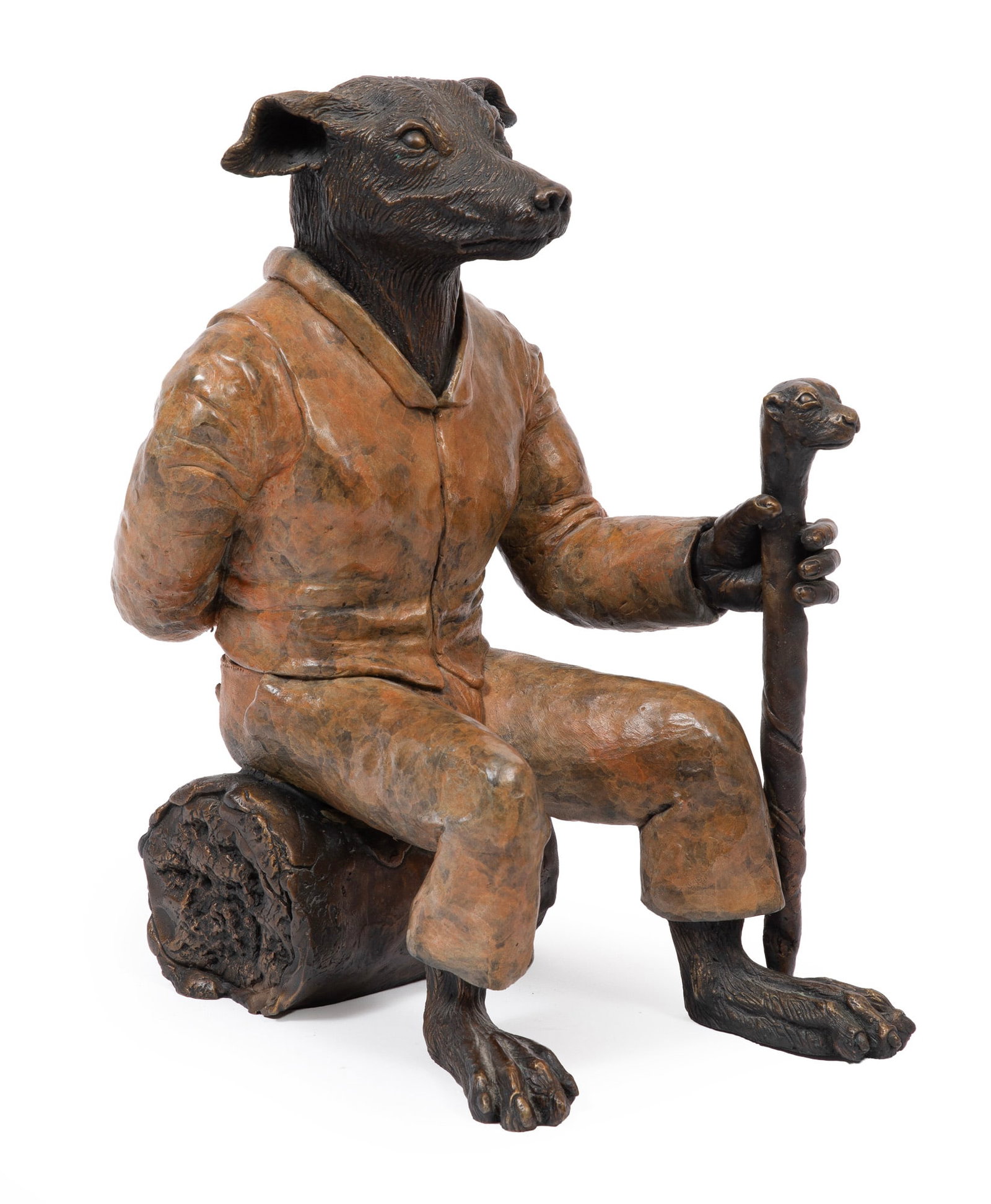 Frank Fleming, Dog Man, 2008, bronze (1 of 7)