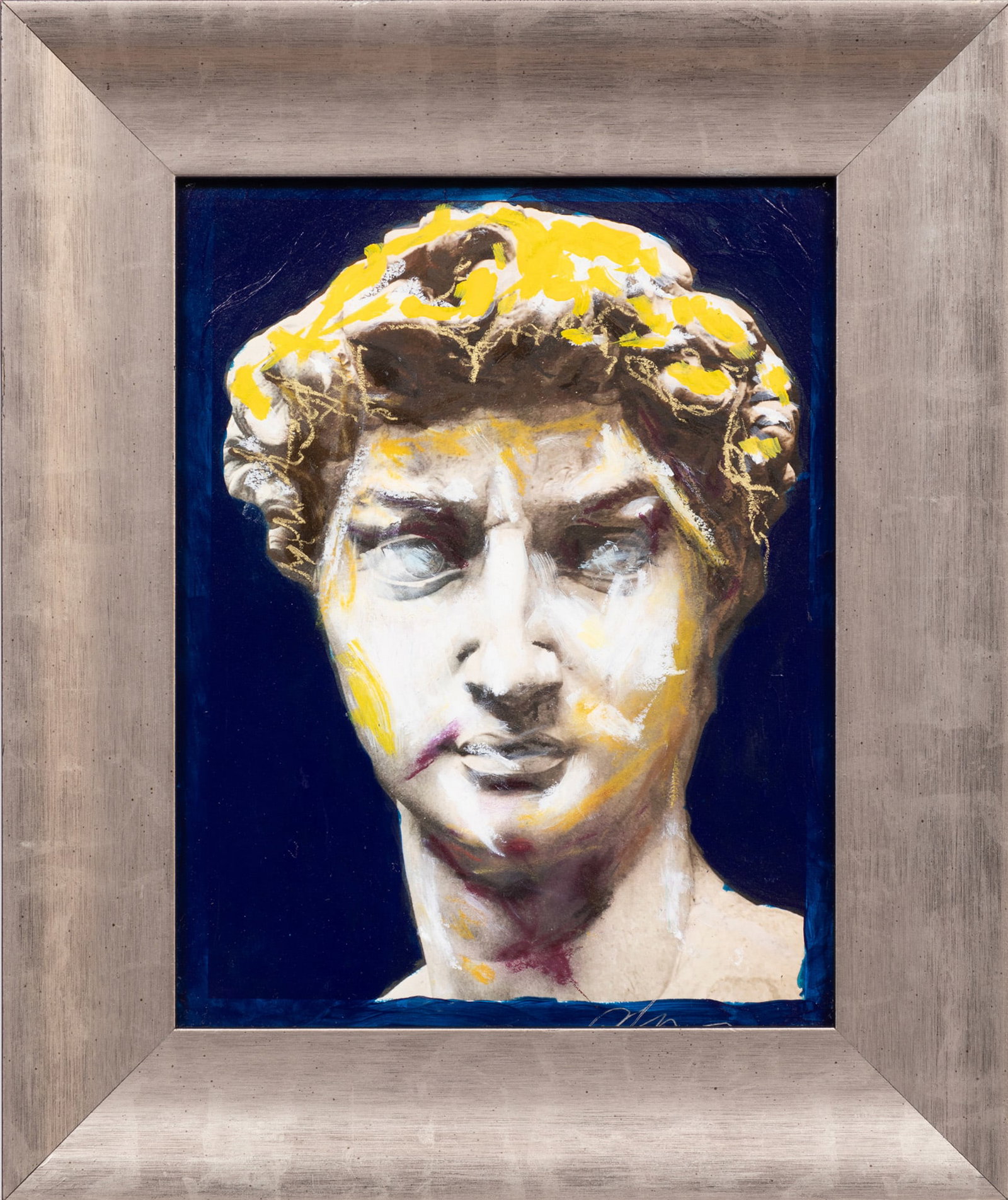 Andres Serrano, David II, oil and mixed media over print on photo rag paper (1 of 4)