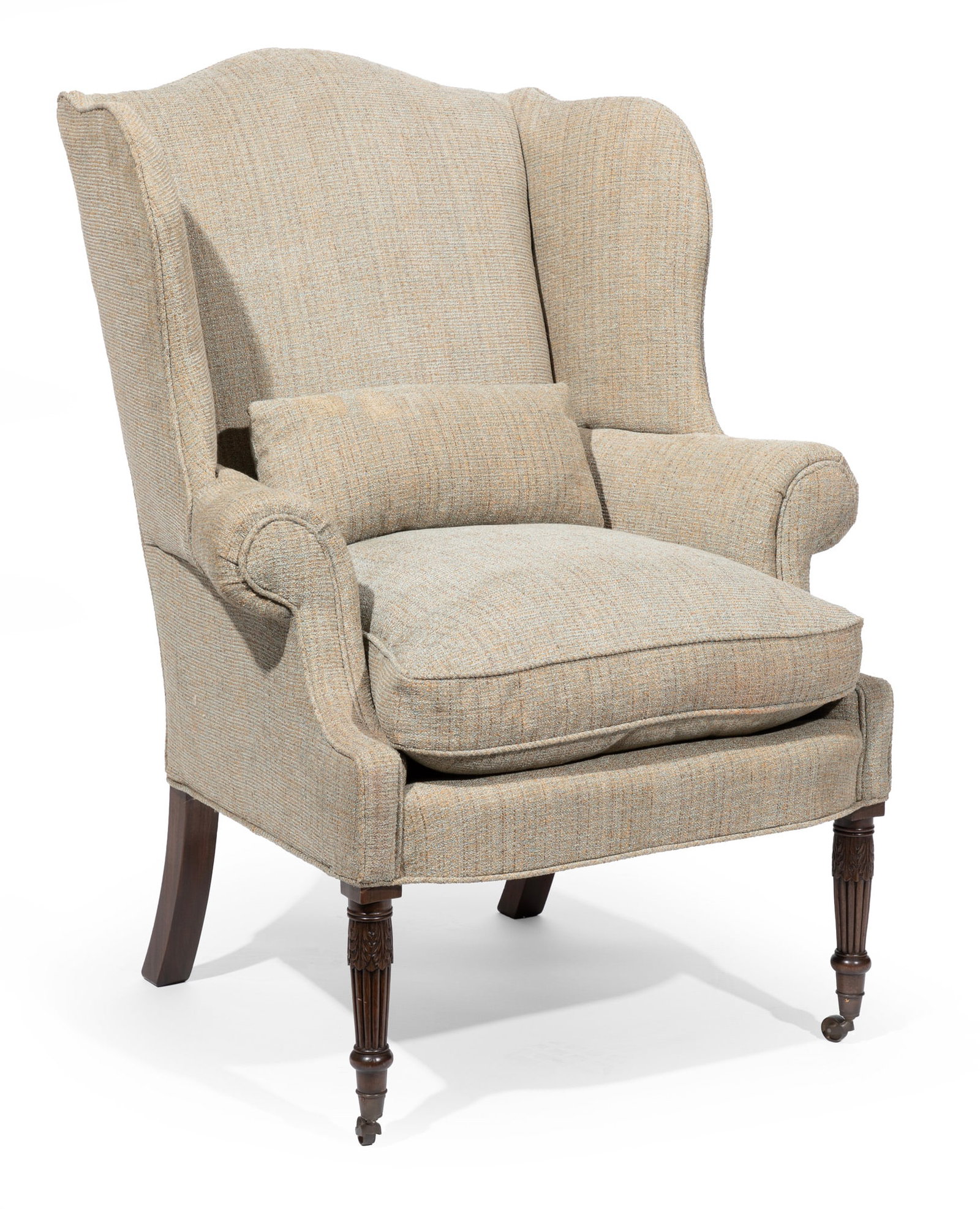 Ruppert Kohlmaier Jr., New Orleans, Federal-Style Carved Mahogany Wingchair (1 of 4)