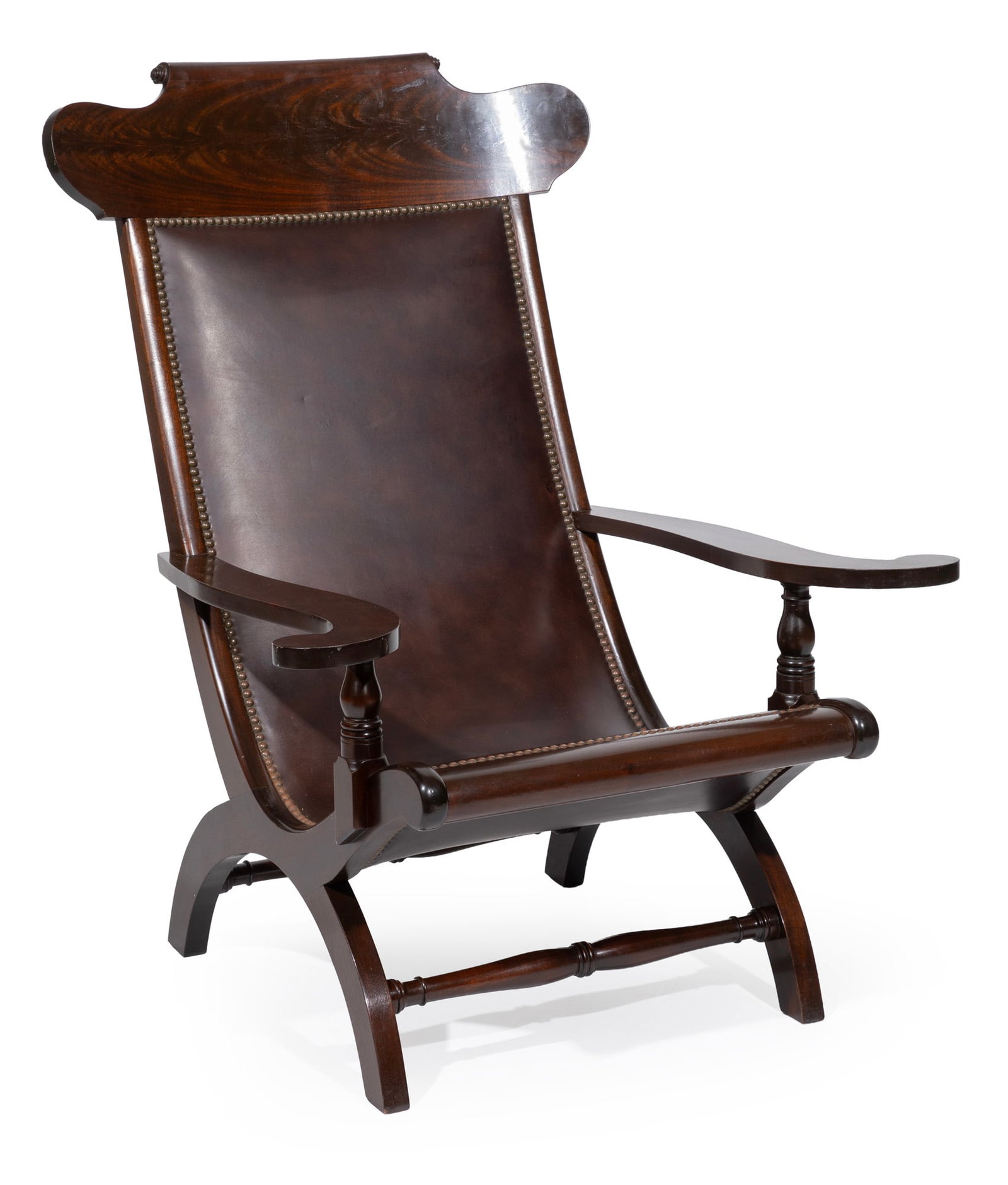 Ruppert Kohlmaier Sr. and Jr., New Orleans, Carved Mahogany Campeche Chair (1 of 6)