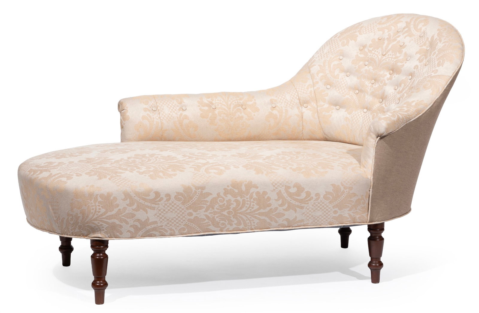 Ruppert Kohlmaier Jr., New Orleans, Empire-Style Mahogany Chaise Lounge (1 of 3)