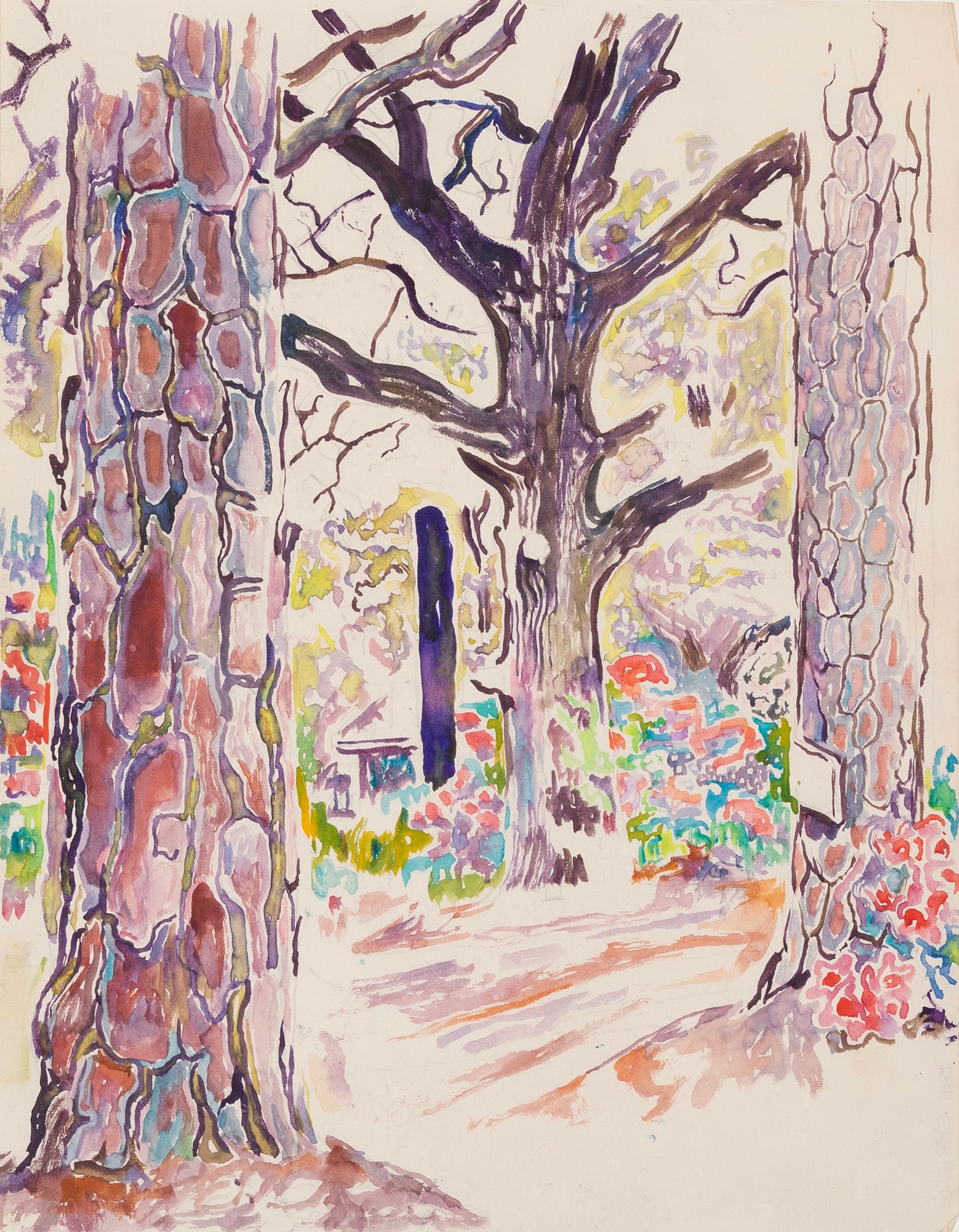 Walter Anderson, Shearwater in the Spring, c. 1950s, watercolor on paper (1 of 2)