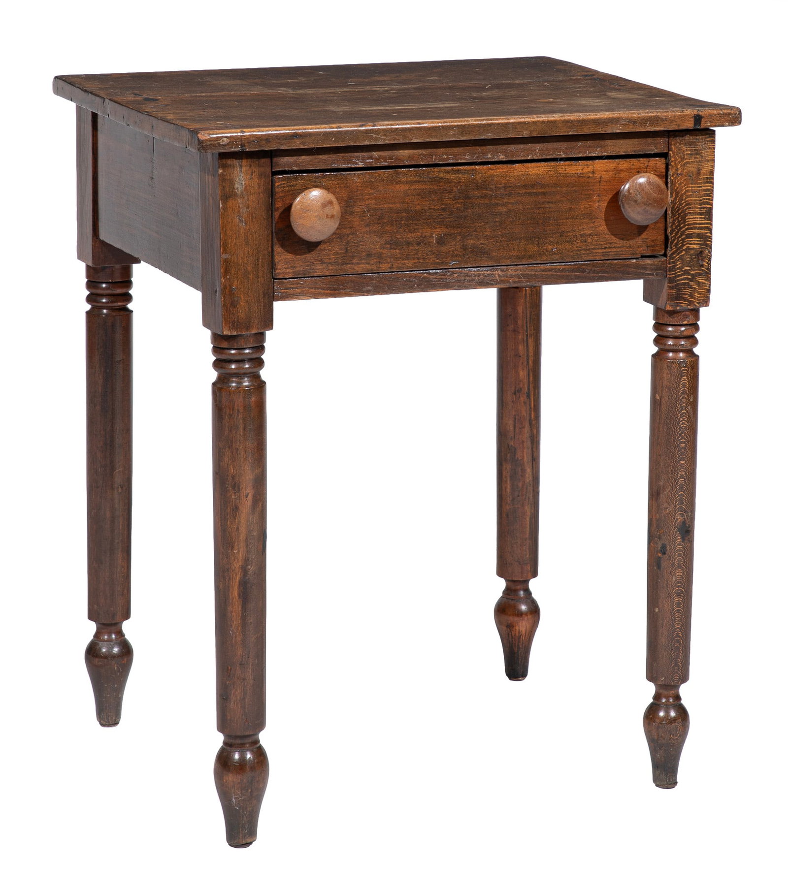 American Southern Cherrywood Side Table (1 of 3)