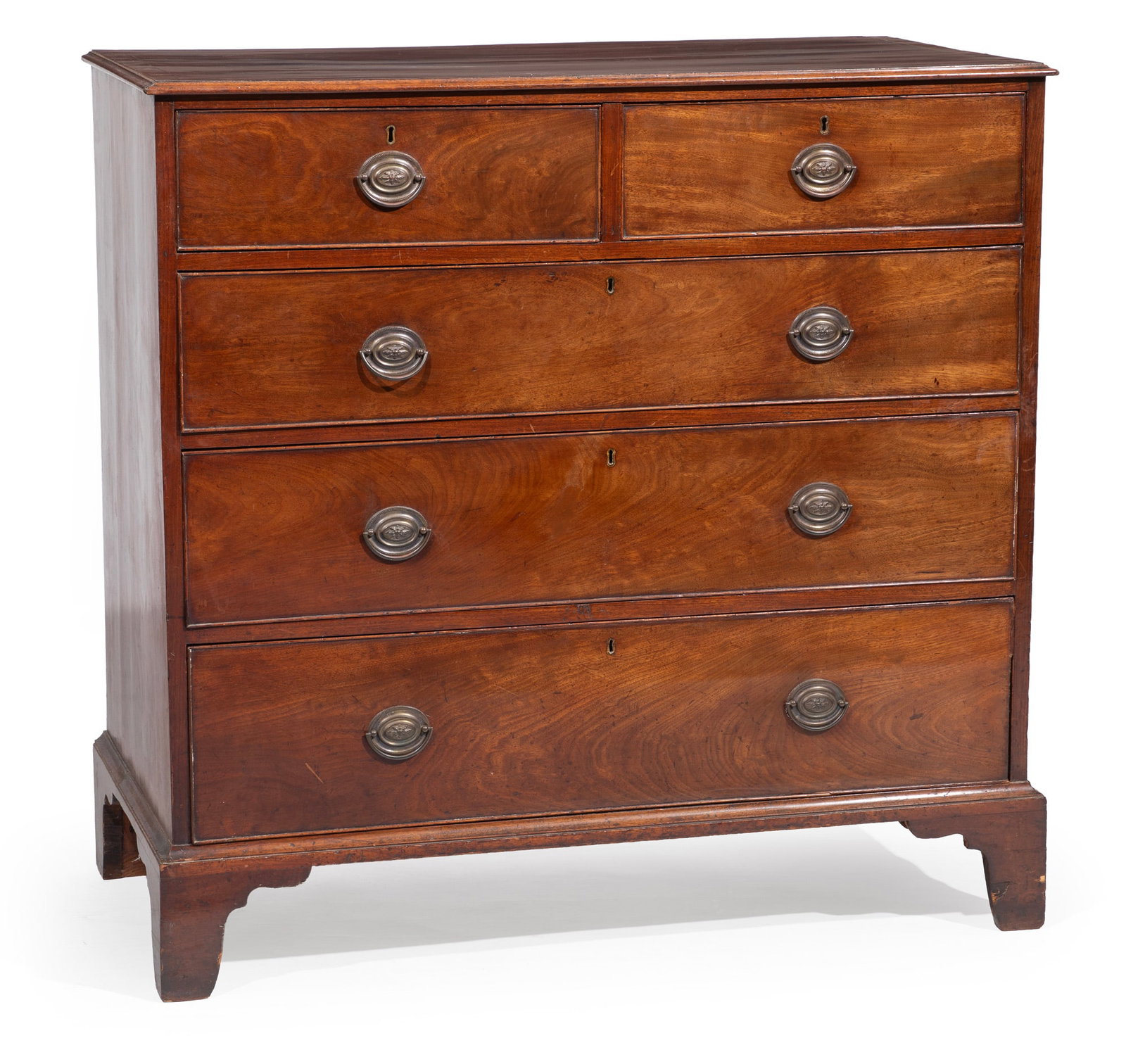 American Hepplewhite Mahogany Chest of Drawers (1 of 3)