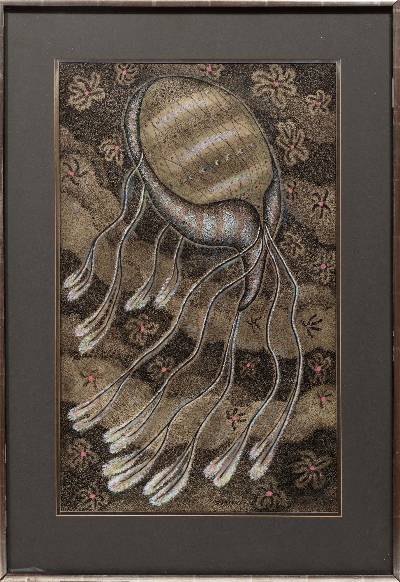 Caroline Durieux, Jellyfish, mixed media on paper (1 of 3)
