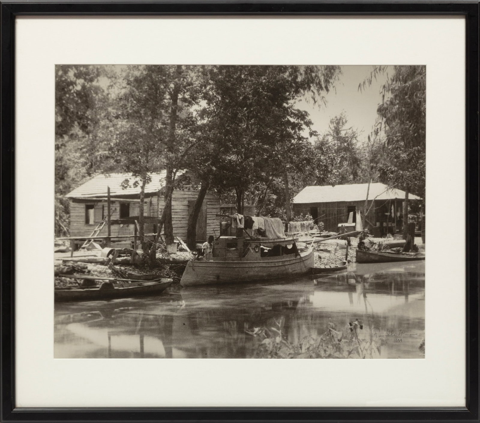 Fonville Winans, Moss Village, 1934, gelatin silver print laid on board (1 of 3)