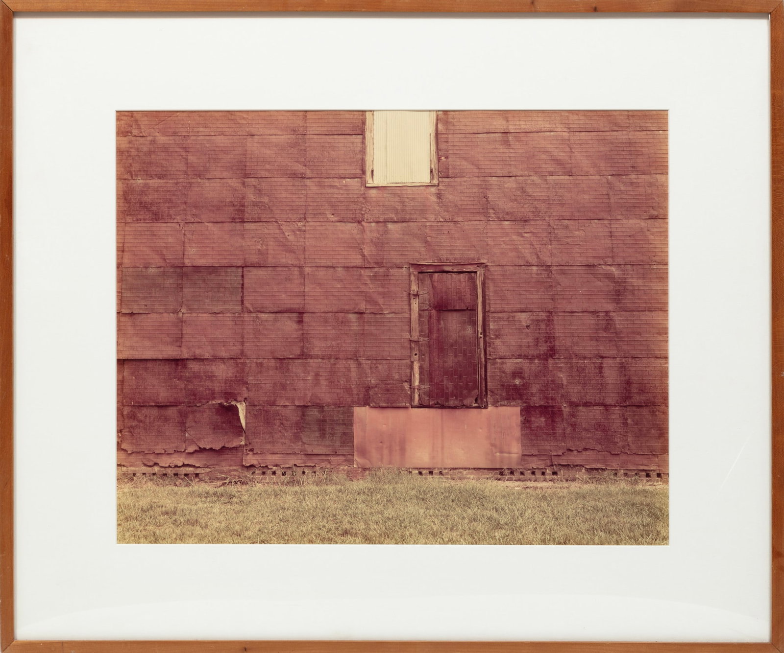 William Christenberry, Side of Warehouse - Newbern, Alabama, 1978/1979, chromogenic print on Kodak (1 of 8)