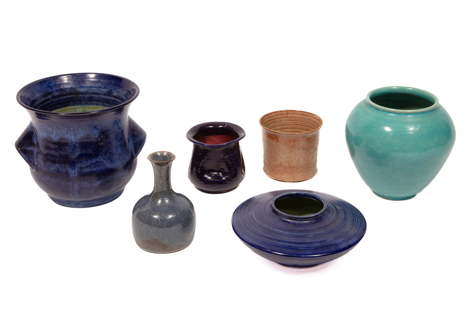 Six Casey Willems (Dutch/ New Orleans, 1936-2025) Art Pottery Vases (1 of 7)