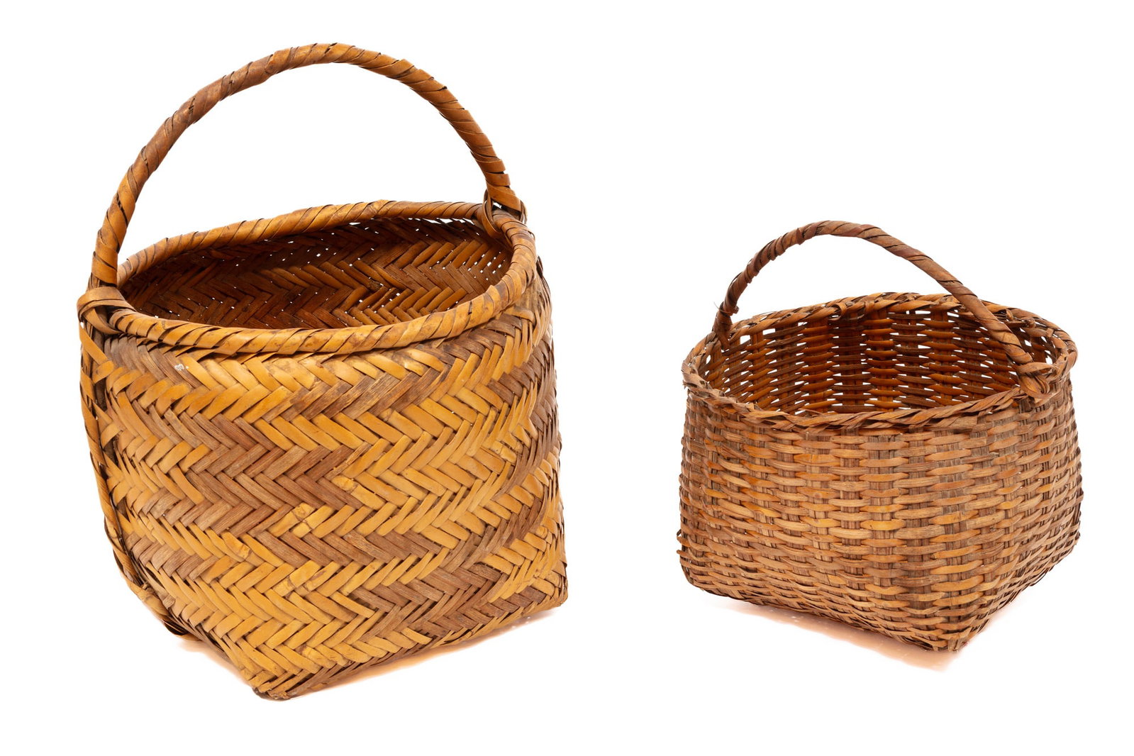 Two Indigenous Handled Baskets - 3
