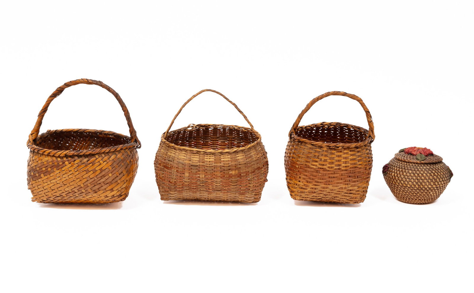 Four Indigenous-Made Baskets - 2