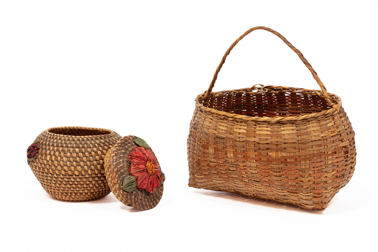 Four Indigenous-Made Baskets - 4