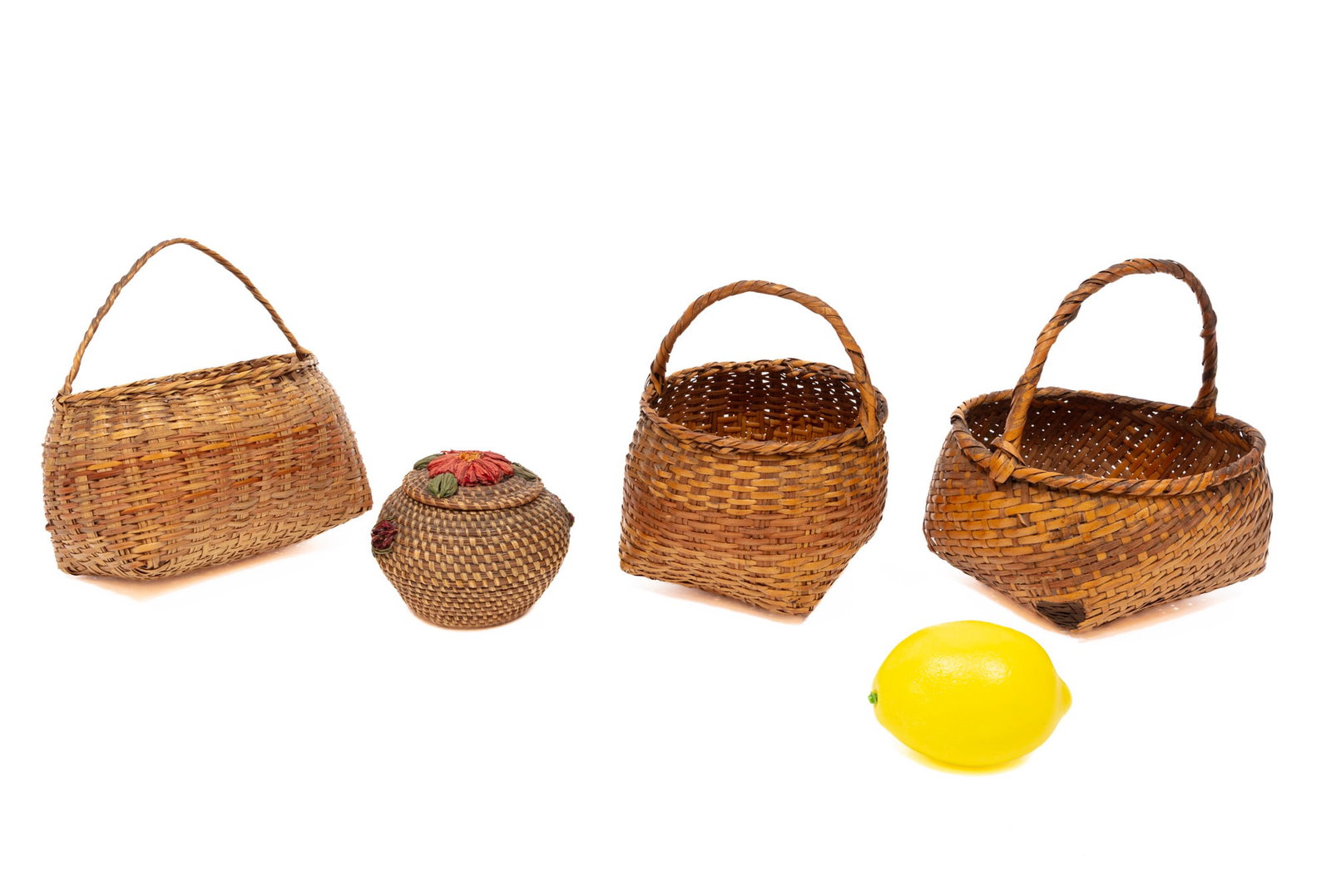 Four Indigenous-Made Baskets - 6