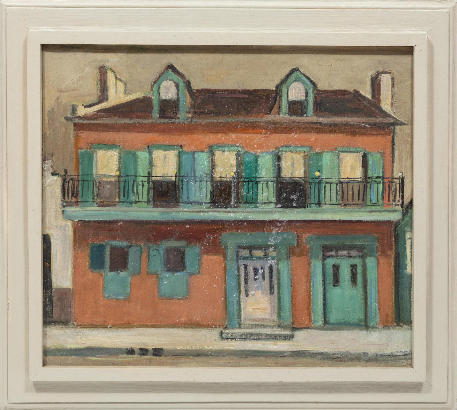 Alberta Kinsey, Royal Street, oil on canvas (1 of 3)