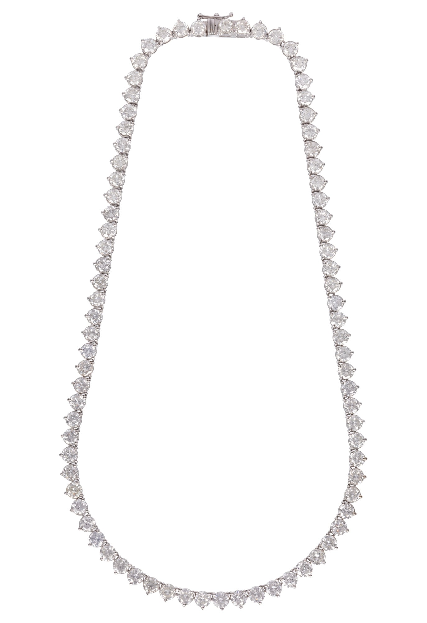 14 kt. White Gold and Diamond Necklace | 30.01 tcw (1 of 5)