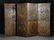 Leather Four Panel Folding Screen - 2