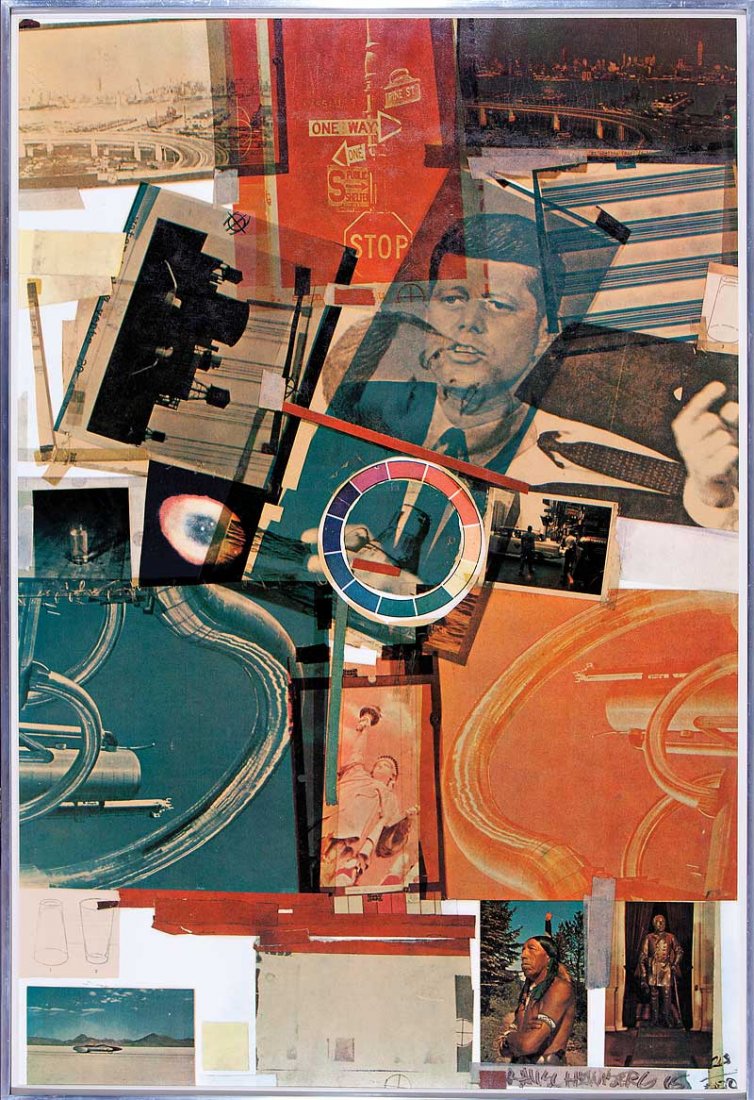 Robert Rauschenberg (Texas/Florida, 1925-2008): Robert Rauschenberg (Texas/Florida, 1925-2008),"Core (Congress of Racial Equality) Poster", 1965, color offset lithograph and screenprint with varnish, signed, dated and numbered "28/200" lower right,