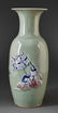 Chinese Blue, White Copper Red Porcelain Vase - 2