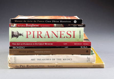 [Italian Art Reference Books]: [Italian Art Reference Books], 55 books, including Lorenzo Bartolini: Beauty and Truth in Marble, ed. Falletti, Bietoletti, Caputo, 2011; R. Krautheimer, Lorenzo Ghiberti, 2 vol., 1970; Giorgio Morand