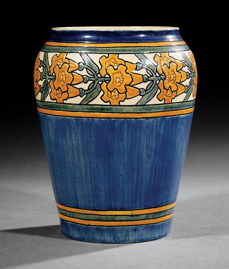 A College Art Pottery High Glaze Vase