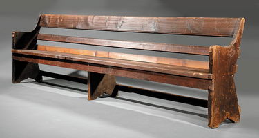 An American Quaker Pine Meetinghouse Bench Nov 23 2014 Neal